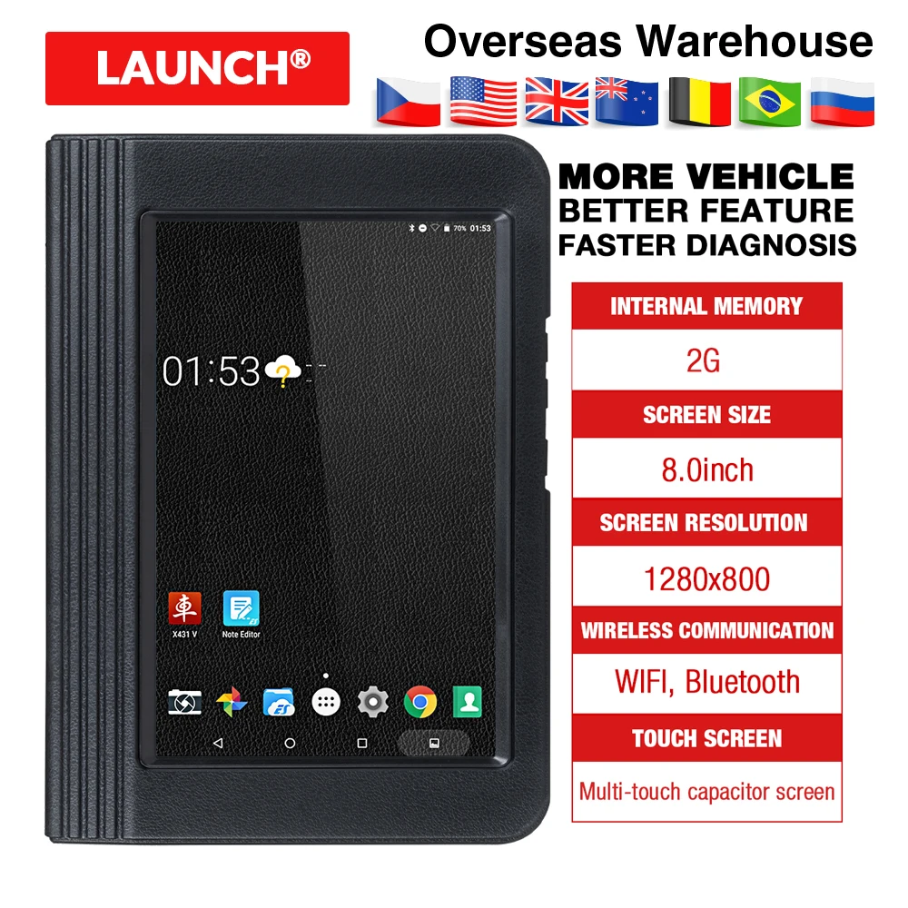 Launch x431 v полная система Авто диагностический инструмент X-431 v pro сканер obd2 2 года бесплатного обновления для почти 12 В бензиновых дизельных автомобилей