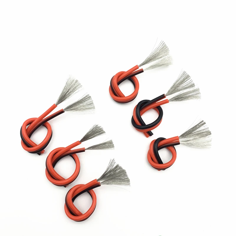 1 м 18AWG 2 контакта Ультра мягкий силиконовый резиновый медный Электрический