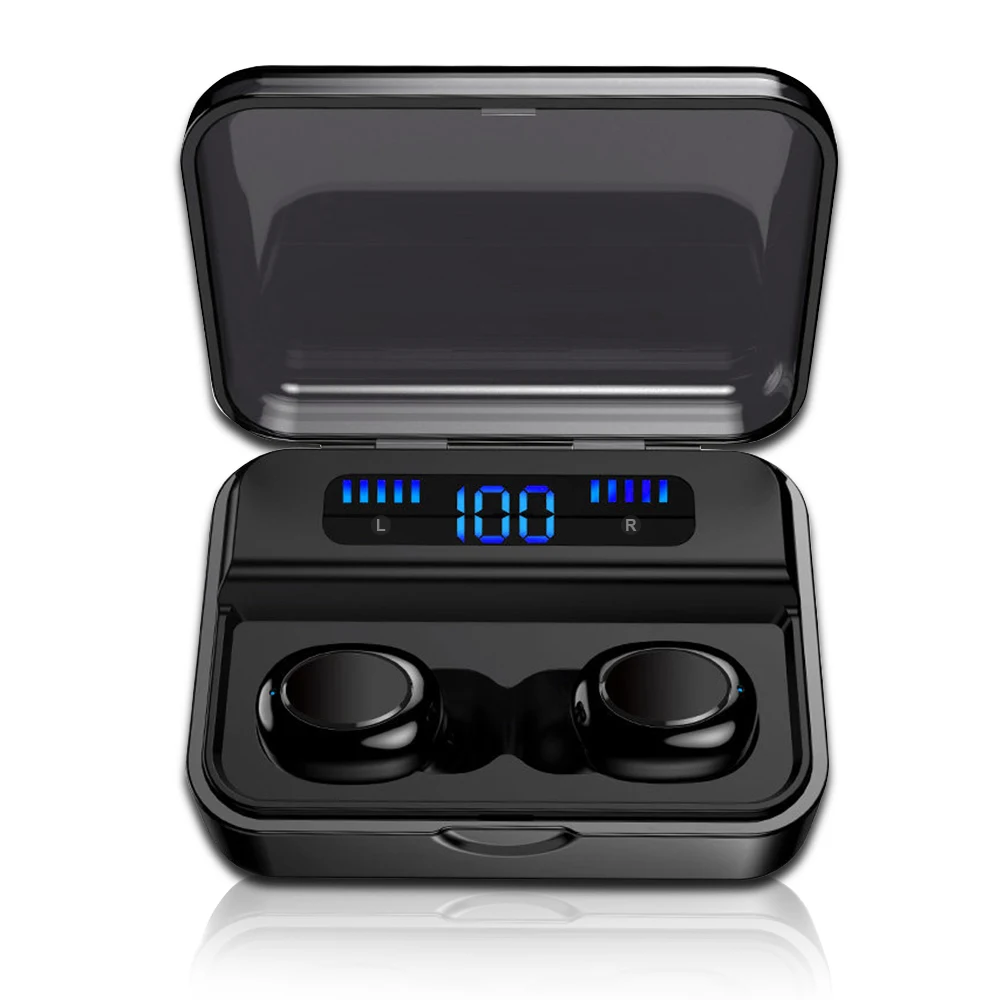 HIFI 9D Bluetooth 5,0 наушники беспроводные наушники fone PK S11 F9 TWS наушники гарнитуры с внешним аккумулятором для смартфонов - Цвет: 3500mAh Button