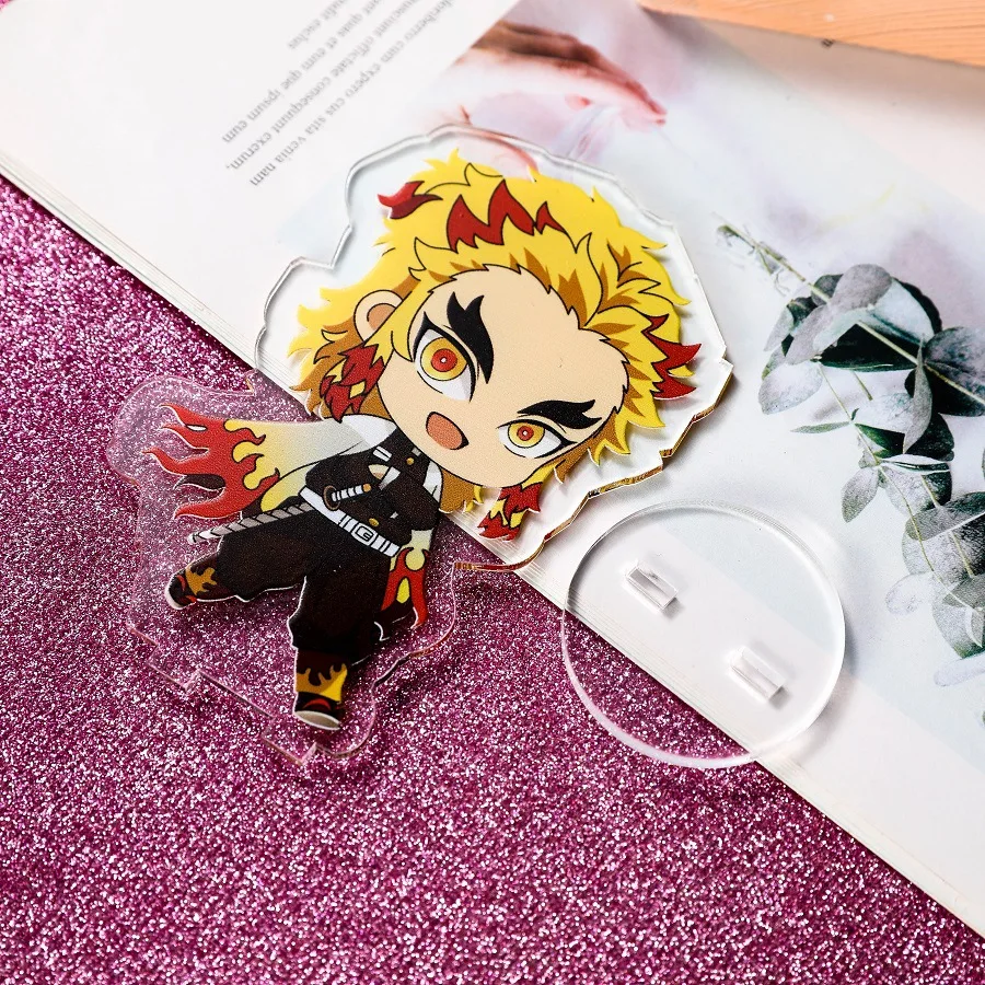 Anime Demon Slayer Kimetsu no Yaiba Stand Board Kamado Tanjirou Cosplay Cartoon Characters Acrylic Desk Stand Board Decors