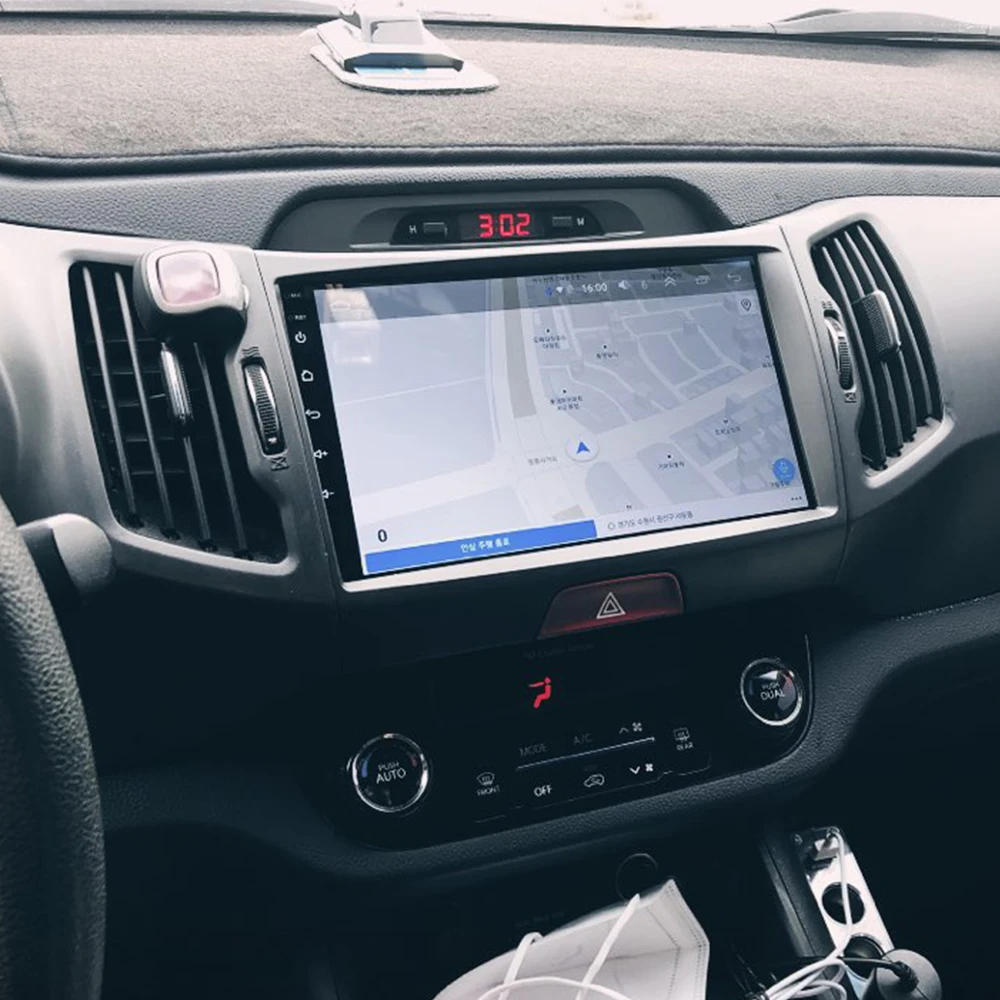 Автомобильный мультимедийный плеер стерео GPS DVD радио навигация Android экран для Kia