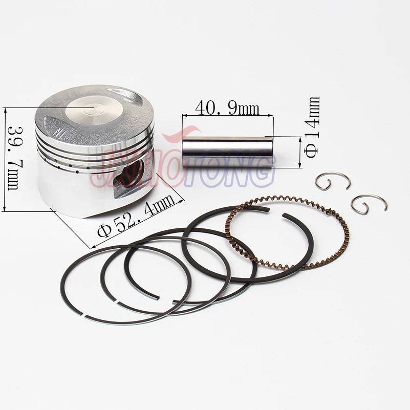 Комплект поршневых колец для двигателей 52 4 куб. См поршень мм 14 поршневые кольца