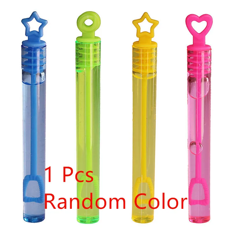 1 Pcs 6 шт пустые бутылки для мыльных пузырей Свадьба День Рождения Вечеринка детский игрушечный детский душ производитель пузырей Дети Открытый Забавный пузырь игрушка - Цвет: 1 Pcs