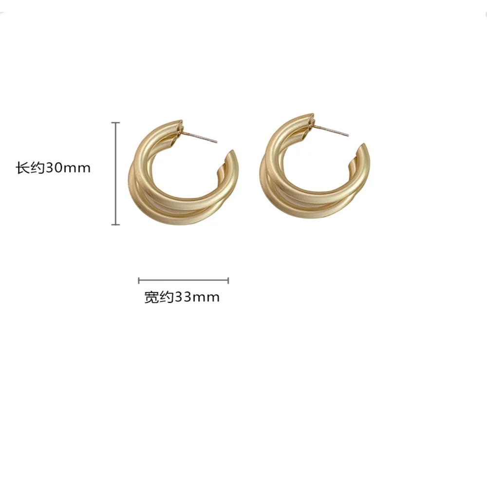 Новый стиль барокко Restoring Ancient Ways темперамент C Форма Серьги контракт