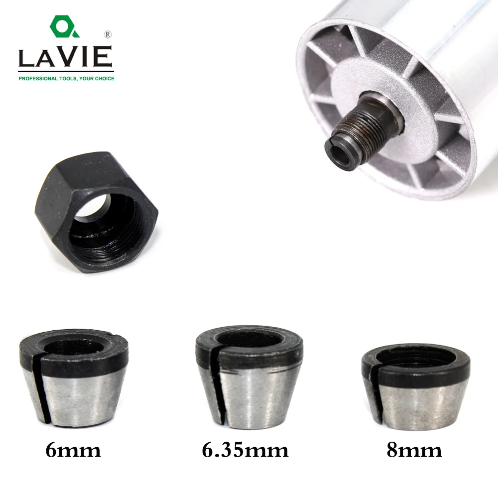 LAVIE – ensemble de pinces de serrage 6mm  6.35mm  8mm  mandrin de gravure  Machine de coupe