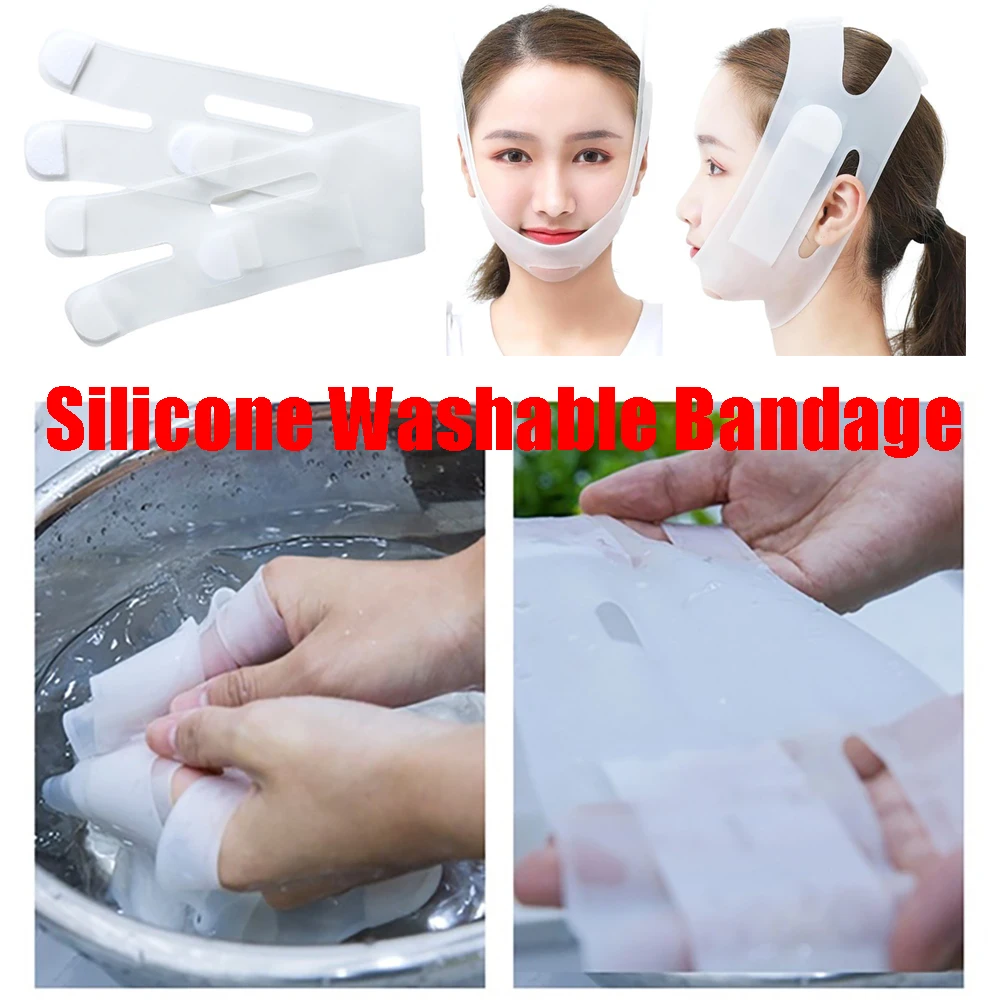 Новый силиконовый бандаж для похудения и уменьшения подбородка тонкий массажер