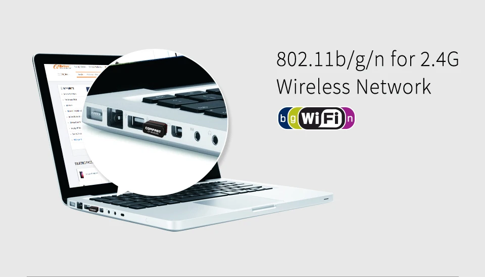 USB2.0 150 Мбит/с WiFi беспроводная сетевая карта 2,4 ГГц адаптер с антенной LAN Dongle чипсет Ralink RTL8188EUS для ноутбука PC tv