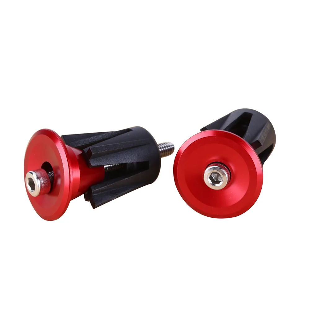 1 пара заглушки для руля велосипеда из алюминиевого сплава|Упоры рук на руль