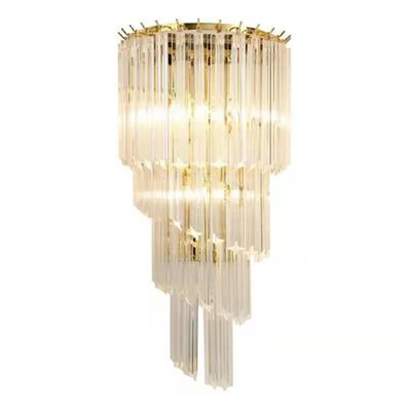 

Nordic wall lamp bedroom bedside lamp study living room balcony corridor creative light luxury postmodern simple crystal lamps