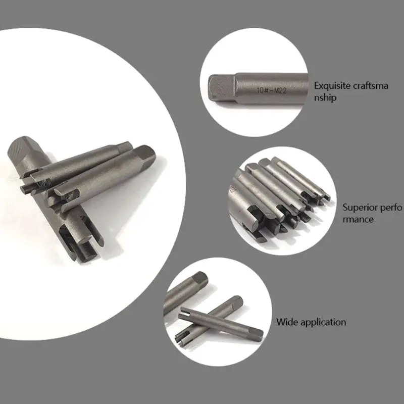 5/6/9/10 шт. набор инструментов для удаления сломанной лампы 3 20 мм 3/4 когтей|Метчик с