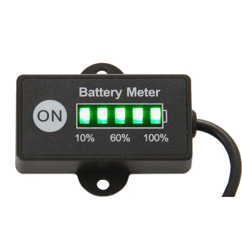 

Battery Fuel Gauge Battery Meter 12V 24V Lead-Acid Battery Tester For Car Motorcycle E Bike Lawn Mower ATV UTV RL-BI005