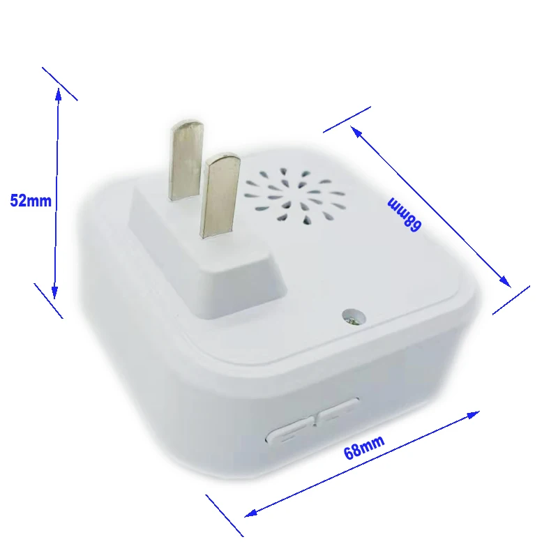 Дверной звонок со светодиодом беспроводной с питанием от переменного тока