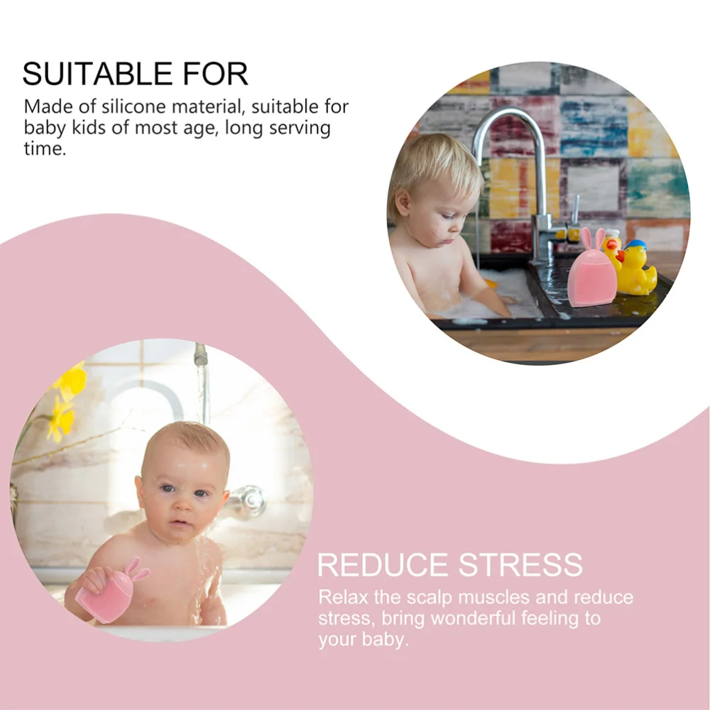 

5 Pcs 1 Bag Adorable Scalp Massagers Scalp Brushes Manual Hair Scrubbers