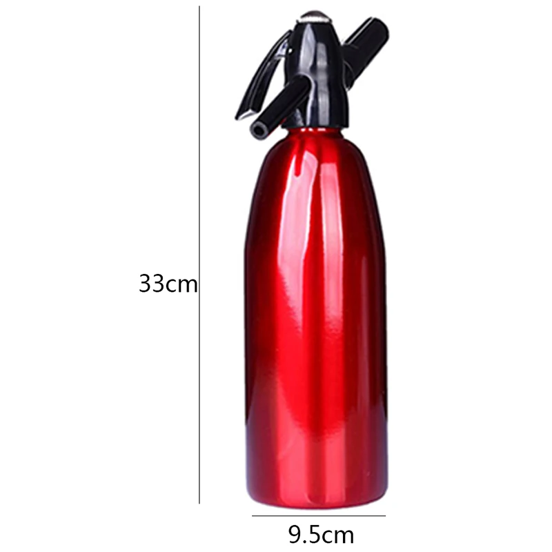 Soda Water Siphon Home Drink Juice Machine Bar Beer Syphon Maker Steel Bottle Stream Foam Cylinders |