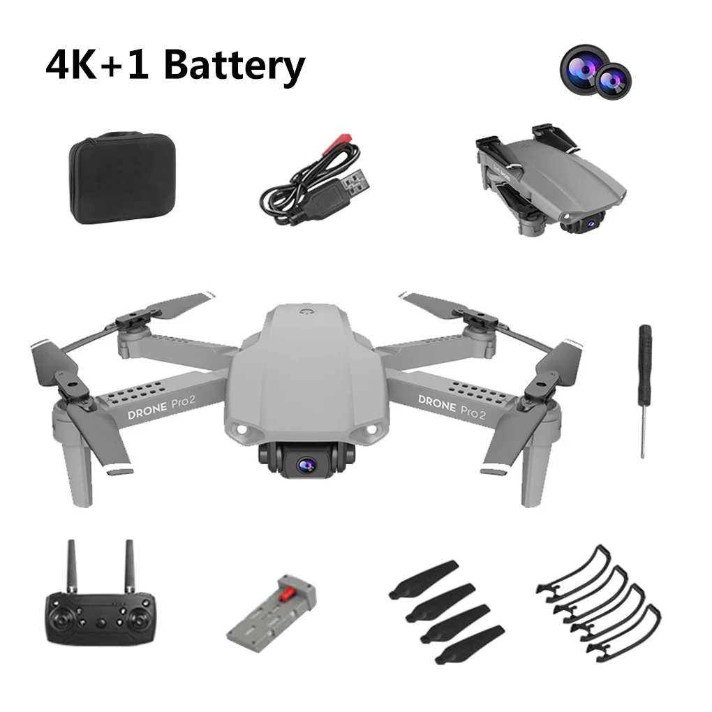 e99 pro2 ру дрон с камерой 4k 1080p 720 двойно