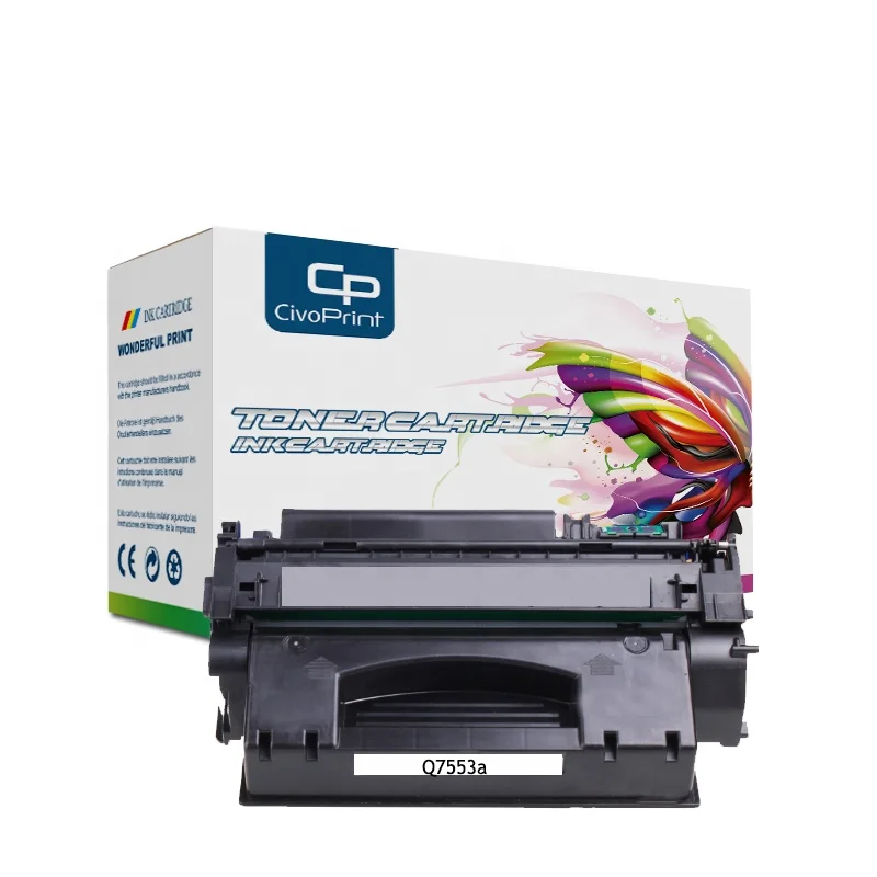 Совместимый сменный картридж Civoprint Q7553A 53A Q 7553A для принтера HP LaserJet P2014 P2015