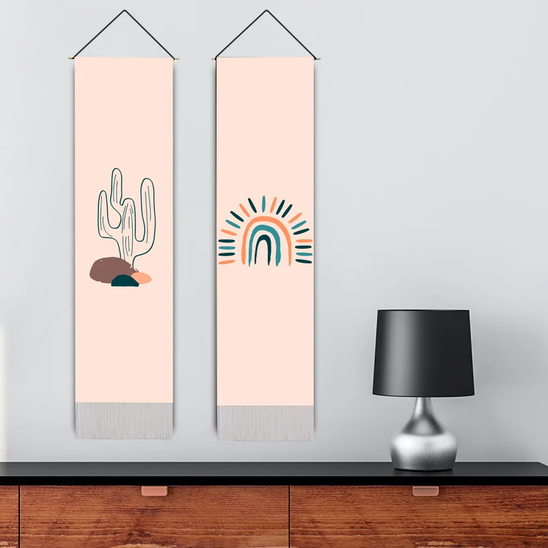 Литература и искусство в скандинавском стиле ретро абстрактное Геометрическая