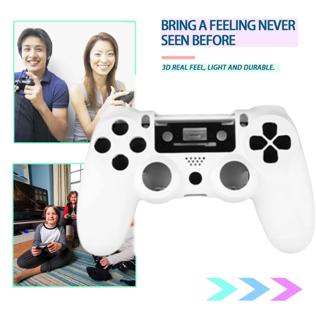 NEW Gamepad Controller Housing Shell W/Buttons Kit for PS4 Handle Cover Case In stock