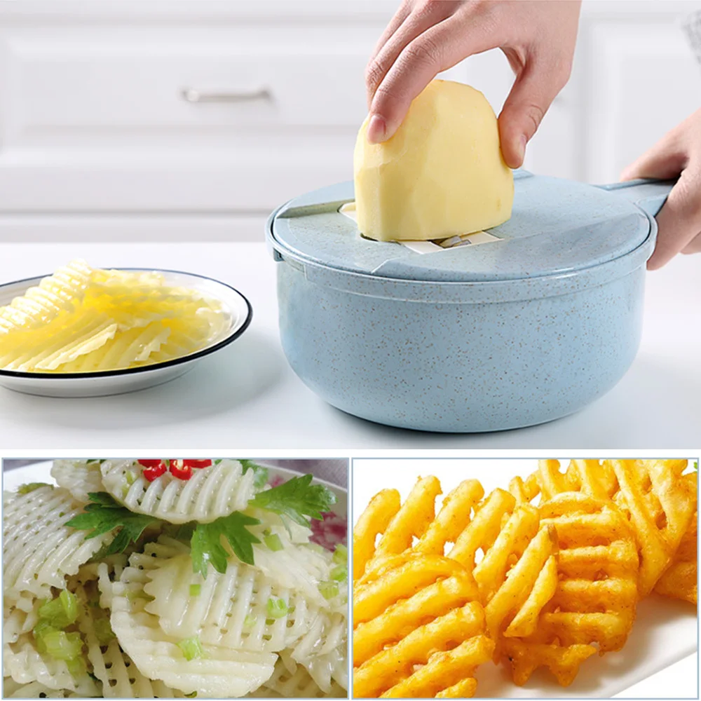 Горячий овощной лук лимон картофель измельчитель многофункциональный резак