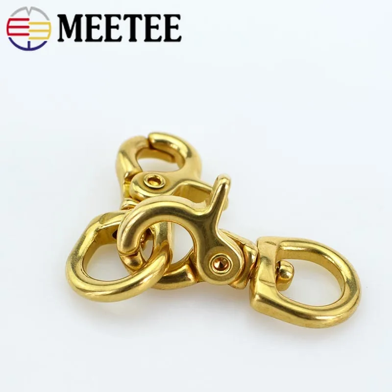 2/4 шт. 10 мм Металлические пряжки из твердой латуни ошейник и сумка для собак