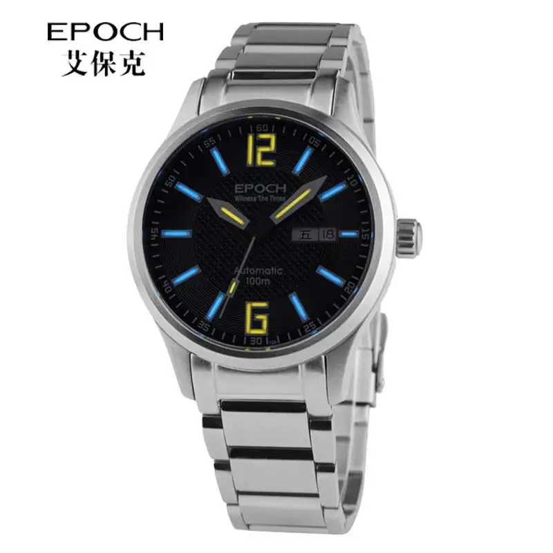 

EPOCH Men Tritium T25 Watch Automatic Mechanical Japan Miyota 21Jewels Sapphire WR100M Swim Diver Watch