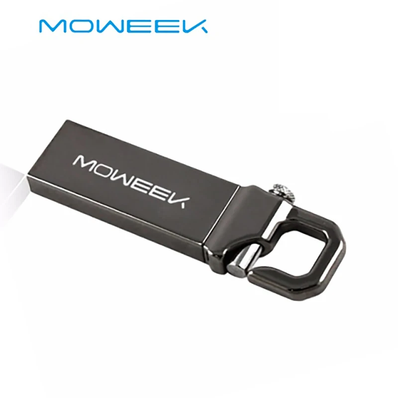 Moweek металлический USB флеш-накопитель объемом 64 ГБ, реальная емкость 32 ГБ, 16 ГБ, 8 ГБ, 4 Гб, флеш-накопитель, быстрая скорость, usb 2,0, флешка, карта памяти, u-диск