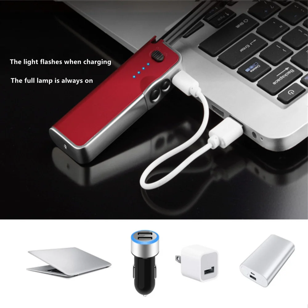 Масштабируемая электрическая дуговая Зажигалка для барбекю USB ветрозащитная