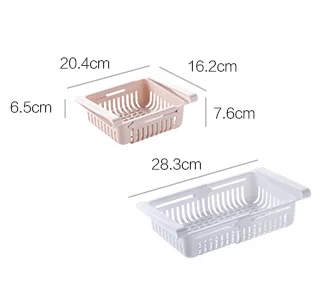 Кухня Органайзер Регулируемый рефрижератор шкаф для хранения полка