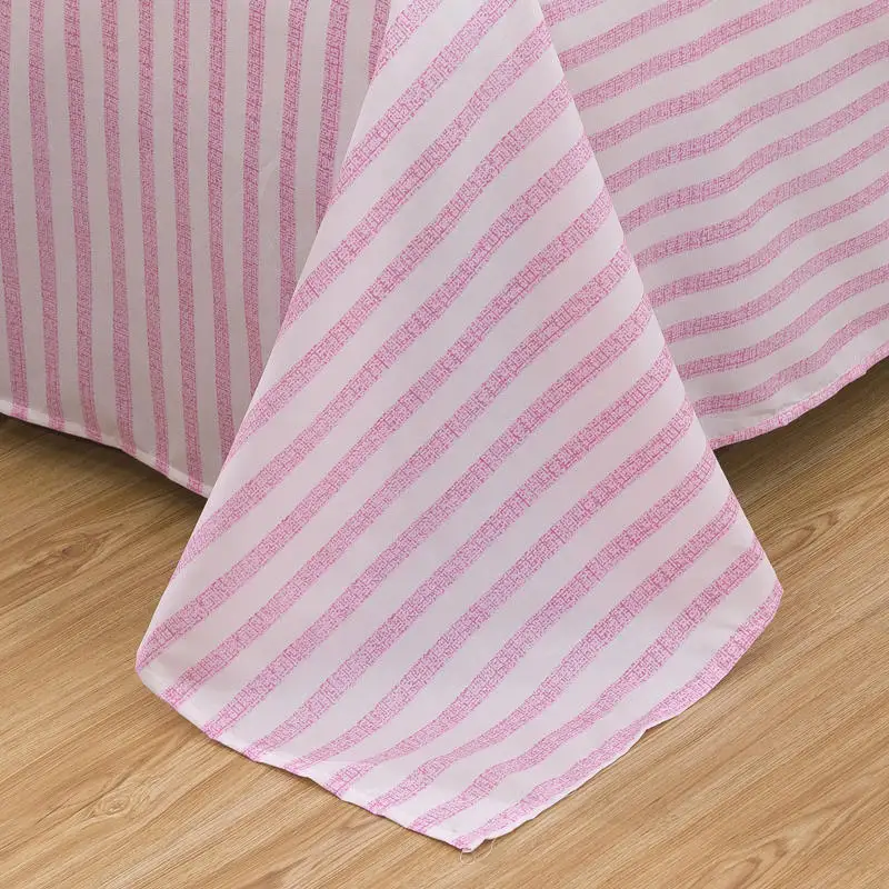 

Duvet Cover Bed Linen Set Pillowcase Bedding Set Stripes Teen Kid Bedclothes Pink Bed Sheet Twin Full King Queen Size Bed Cover