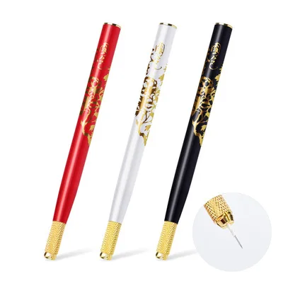

Single head national color Tianxiang Wenxiu pen tattoo eyebrow Korean Wenxiu handmade pen accessories tool