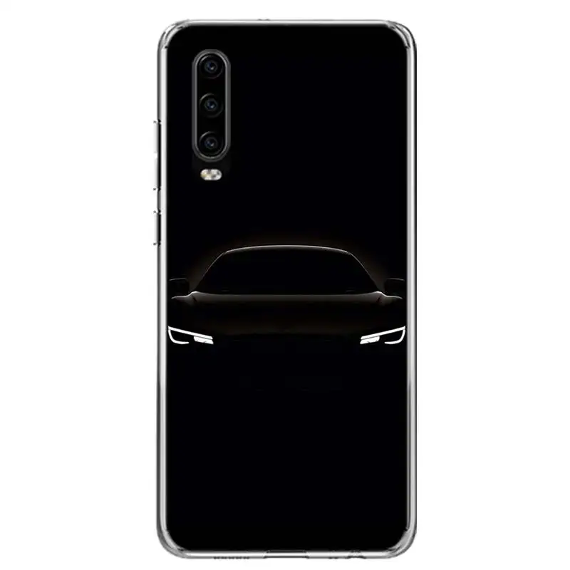 Sports Cars Male Men Cover Phone Case For Huawei P30 Lite P20 P40 P50 Mate 40 30 20 10 Pro Luxury Clear Print Shell Coque