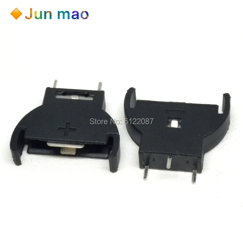 CR2032 2025 CR2025 Half-Round Battery Coin Button Socket 3PIN Holder Case 3pin Vertical Straight Box Seat | Обустройство дома