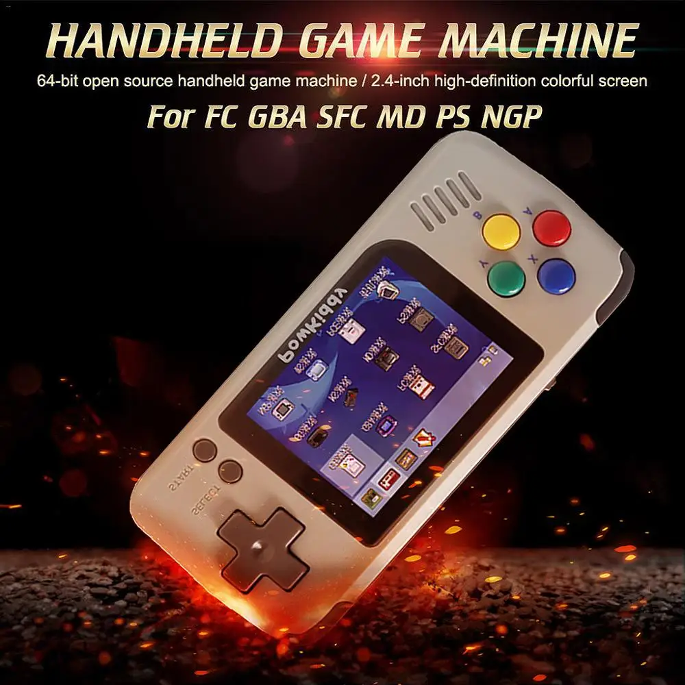 Новая Ретро портативная игровая консоль 64-разрядная машина с открытым исходным