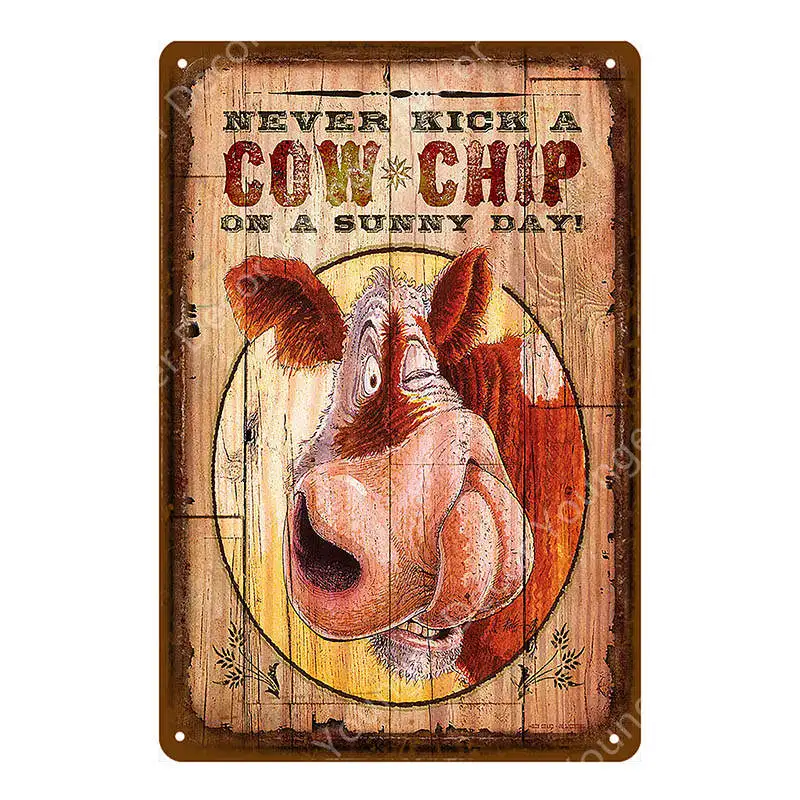 YD7880BI Fresh Eggs Black Grouse Metal Signs Beef Cow Chicken Meat Collection Poster Vintage Wall Painting Craft Farm House Decor YI-164 - Цвет: YD7880BI