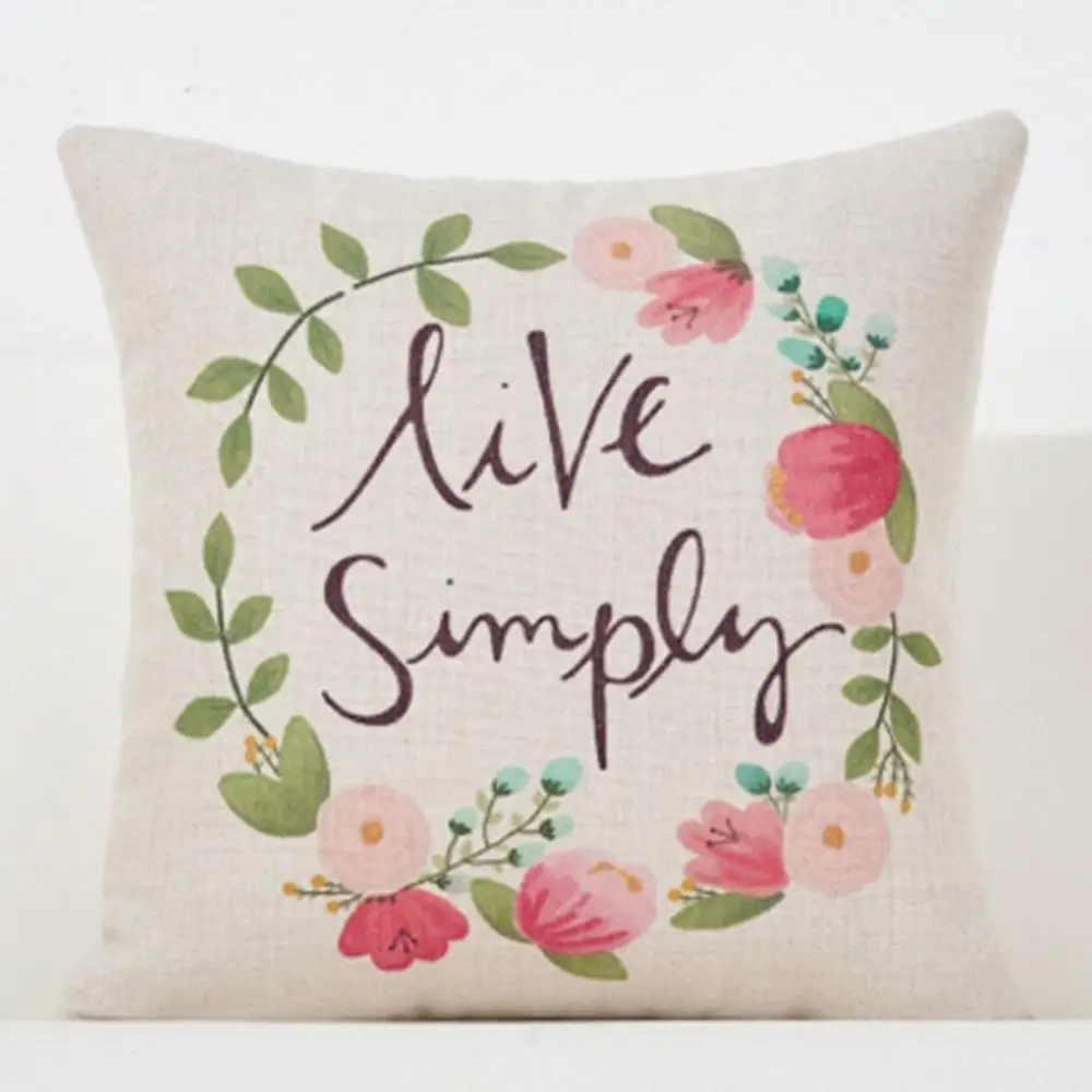 Декоративная наволочка с геометрическим принтом маленькая свежая чехол для