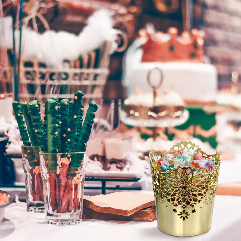 3 шт конфеты корзины полый для конфет банку снэк-сервировочный поднос свадебные