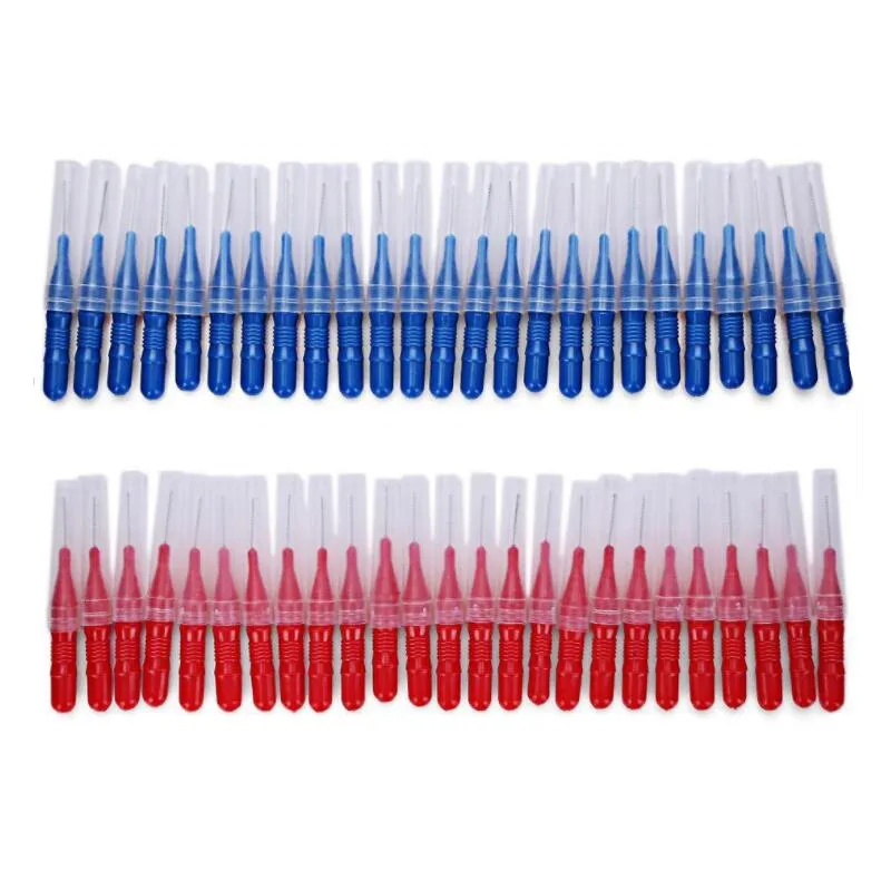 50 шт. зубная нить гигиена полости рта Мягкие пластиковые нити для зубов