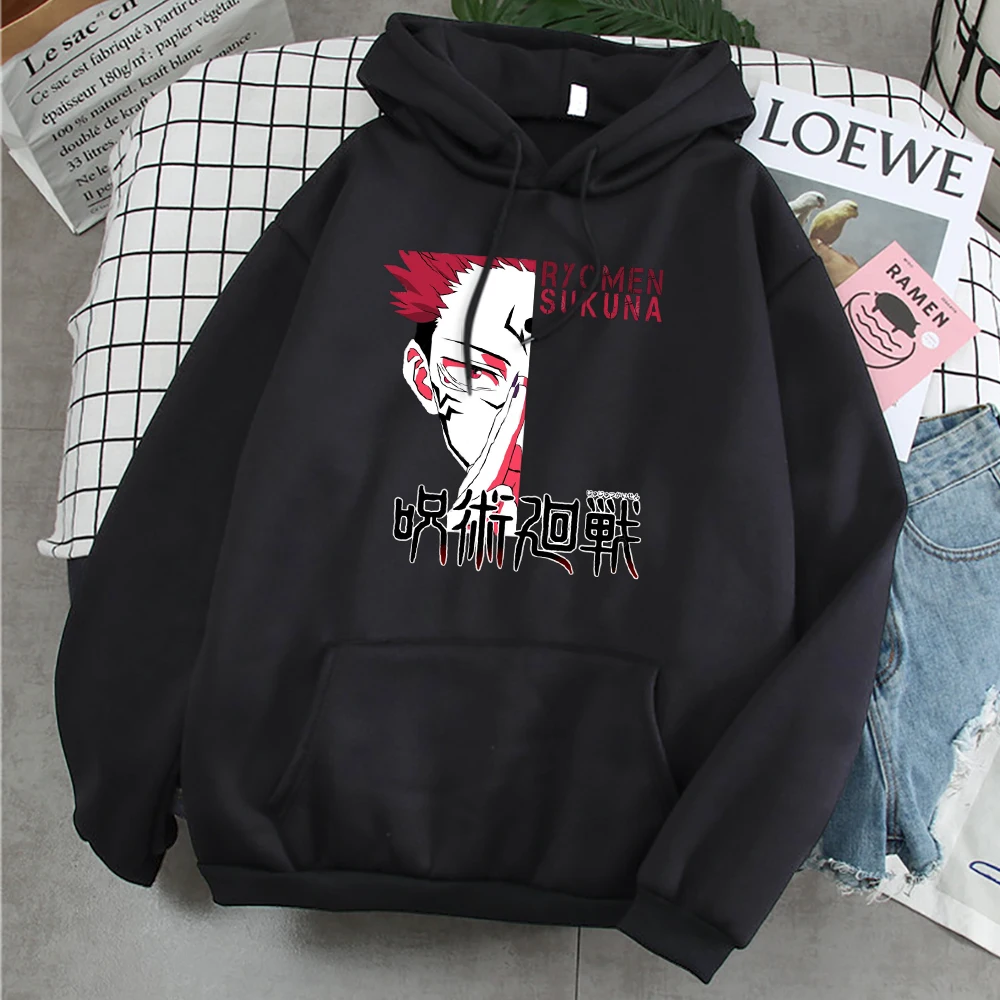 

Худи juютсу Kaisen Yuji Itadori с принтом, мужская повседневная свободная толстовка, аниме мультфильм, свободная Мужская одежда