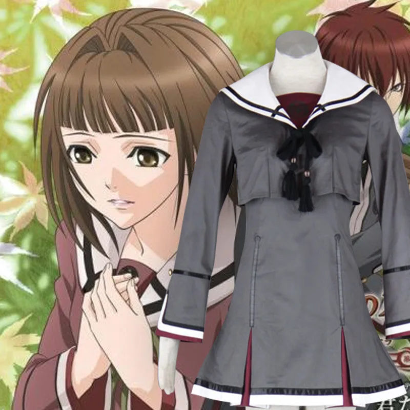 Аниме Aria The Scarlet Ammo Hidan no Riko Mine платье для девочек карнавальный костюм моряка