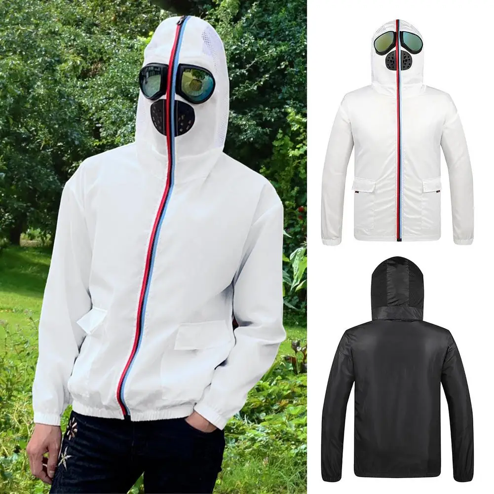 2021 erkek/kadın ceket kapşonlu gözlük güneş koruma giyimi Ultraman ceket Alien ince rüzgarlık moda çift ceket