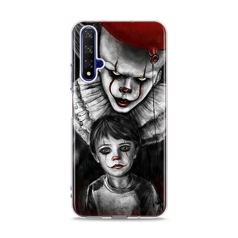 Силиконовый ТПУ чехол Pennywise клоун ужас для huawei Honor 10i 9X8X20 10 9 Lite 8 8A 7A 7C Pro Lite чехол для телефона