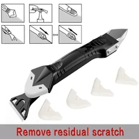 5 in1silicone remover sealant glass glue angle scraper caulk finisher grout kit window cleaning tools floor cleaning sealant