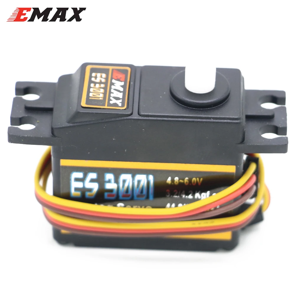 RC Servo 4 шт./лот EMAX ES3001 43g стандартный аналоговый сервопривод для вертолета лодки