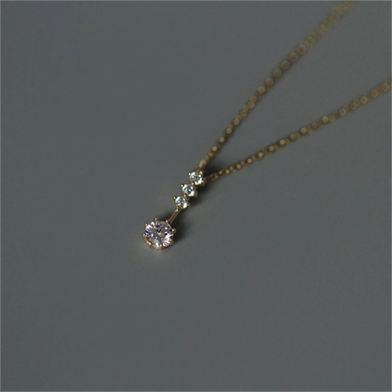 

S925 Sterling Silver 14K Gold Plated Necklace