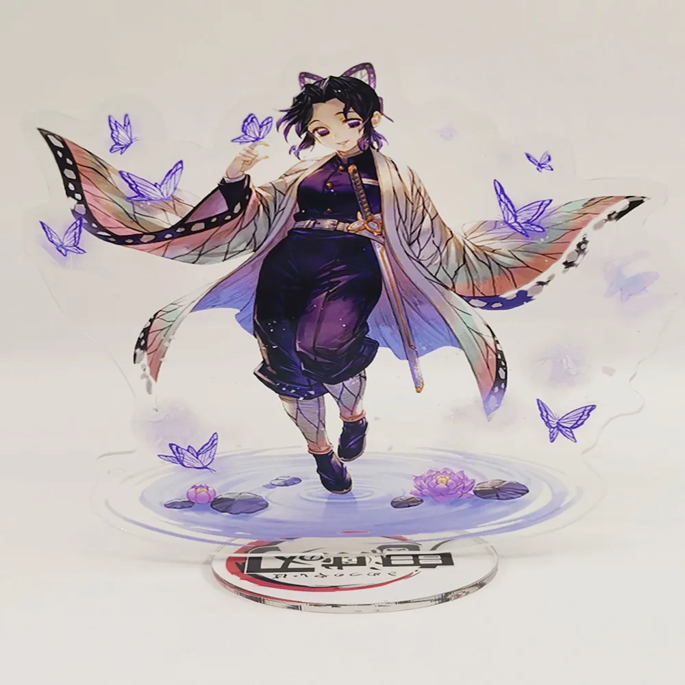 

Japanese Anime Demon Slayer Acrylic HD Double-sided 19 Types Kamado Tanjirou Hashibira Inosuke Table Top Acrylic Plate Gifts