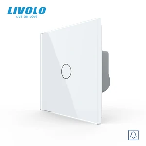 Выключатель дверной Livolo со стеклянной панелью, 220  250 В