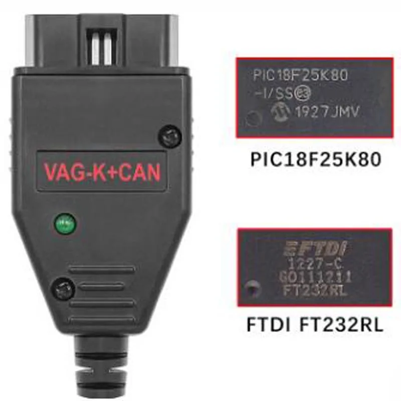 Диагностический сканер VAG K + CAN Commander 2019 obd2 для 1 4 COM хит продаж бесплатная доставка