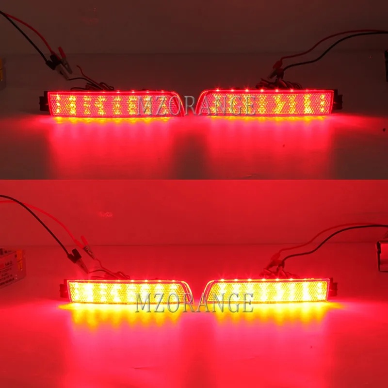 Rear Bumper LED Light For Nissan Sylphy For Infiniti Tail Signal Brake Warning Reflector Lamp Car Accessories 1 Pair