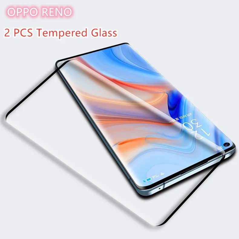 Vidrio Protector de pantalla para Oppo Reno 5 Pro 5G, pel&iacute;cula de vidrio templado fino para Oppo Reno 5 4 Pro, pel&iacute;cula de tel&eacute;fono para Oppo Reno 5, 2 uds.-1