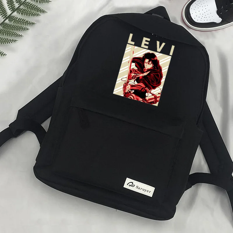 

Japanese Anime Attack on Titan Shingeki No Kyojin Backpack for Teenagers Cool Manga Laptop Travel Casual Bag Back Pack Sac A Dos